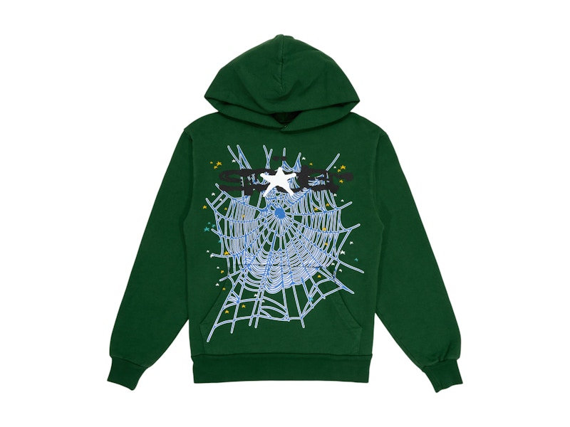 Sp5der Web Hoodie Hunter Green