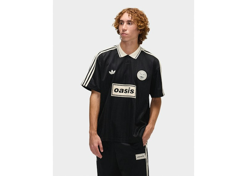 adidas x Oasis Tour Jacquard Jersey Black